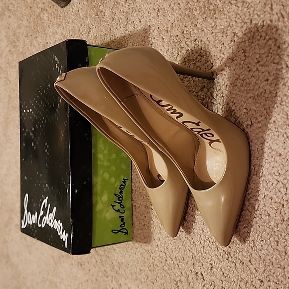 Sam Edelman Danna Nude Patent Heels - Picture 5 of 15
